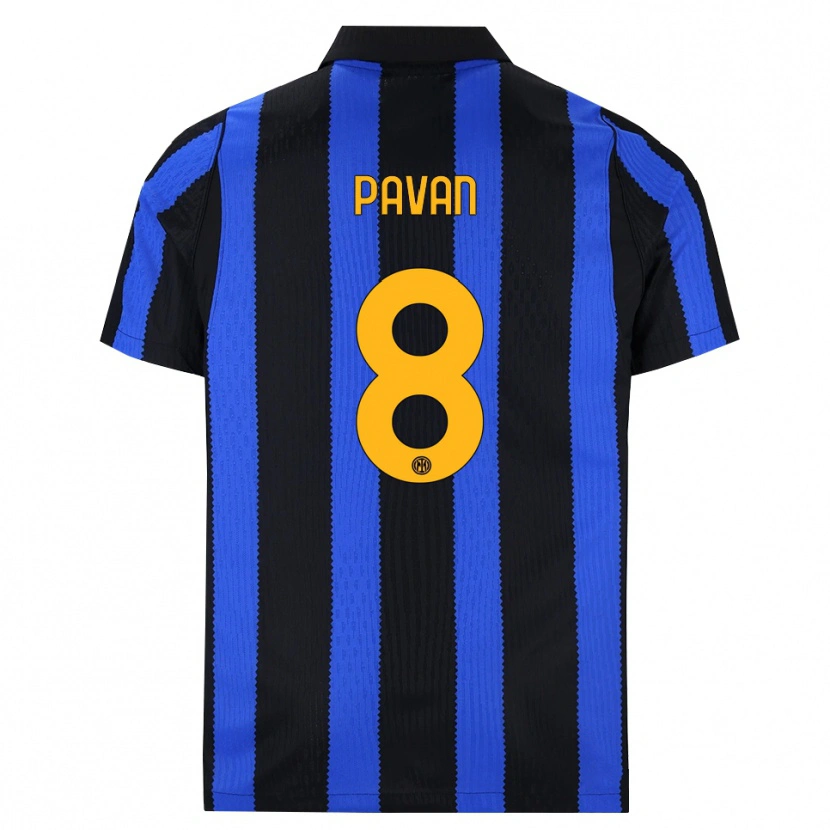 Danxen Barn Matilde Pavan #8 Svart Blå Gul Hemmatröja Matchtröjor 2026/27 Tröjor T-Tröja