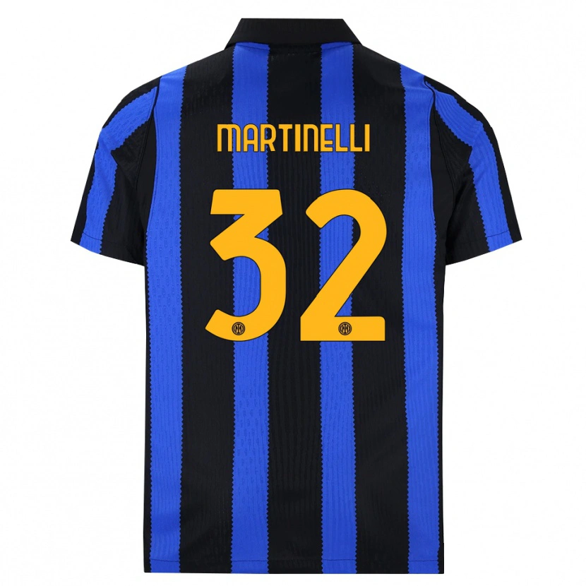 Danxen Barn Matilde Martinelli #32 Svart Blå Gul Hemmatröja Matchtröjor 2026/27 Tröjor T-Tröja