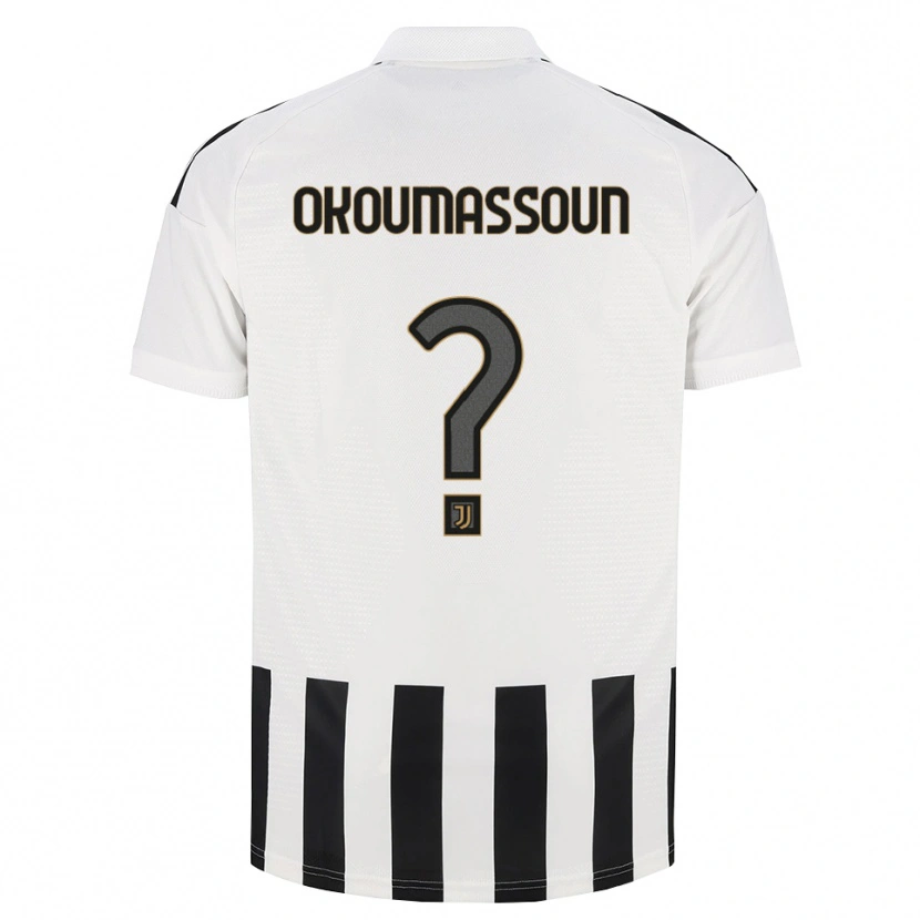 Danxen Barn Ismaele Okoumassoun #0 Svart Vit Brun Hemmatröja Matchtröjor 2026/27 Tröjor T-Tröja