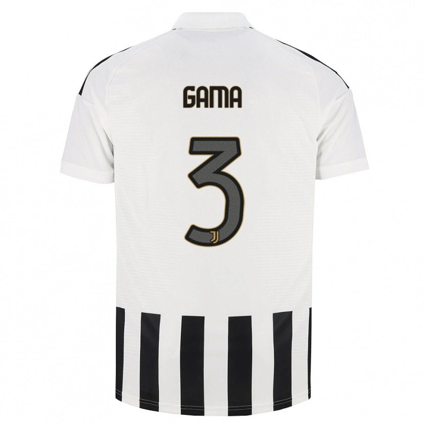 Danxen Barn Sara Gama #3 Svart Vit Brun Hemmatröja Matchtröjor 2026/27 Tröjor T-Tröja