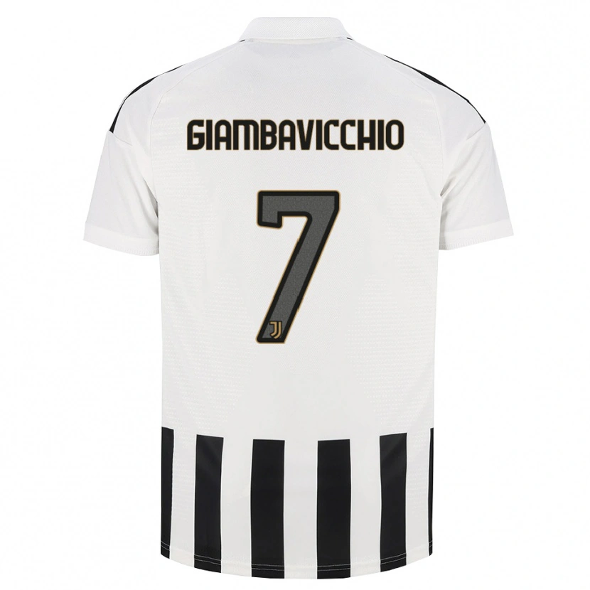 Danxen Barn Franco Giambavicchio #7 Svart Vit Brun Hemmatröja Matchtröjor 2026/27 Tröjor T-Tröja