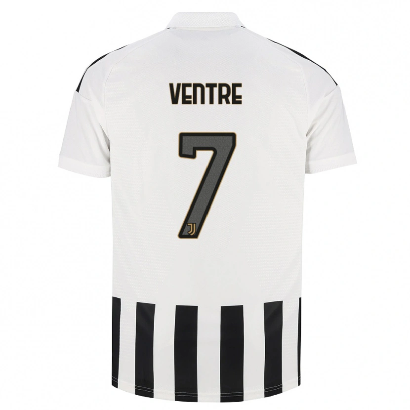 Danxen Barn Alessandro Ventre #7 Svart Vit Brun Hemmatröja Matchtröjor 2026/27 Tröjor T-Tröja