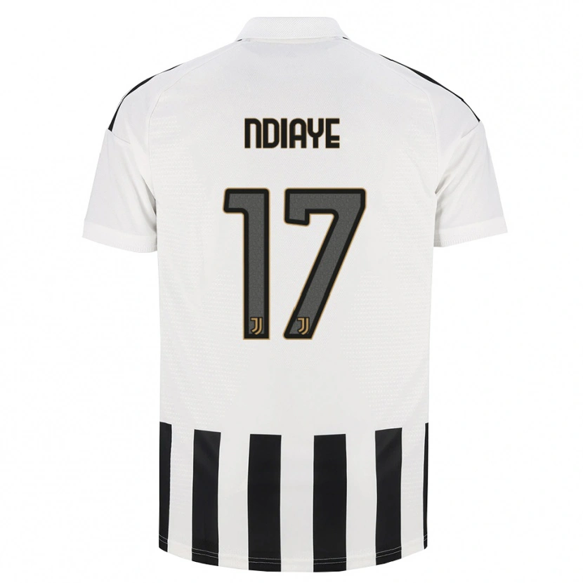 Danxen Barn Modou Ndiaye #17 Svart Vit Brun Hemmatröja Matchtröjor 2026/27 Tröjor T-Tröja