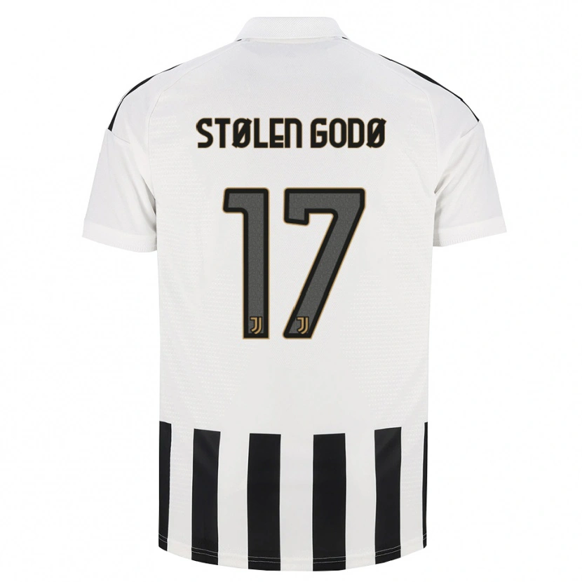 Danxen Barn Emma Stølen Godø #17 Svart Vit Brun Hemmatröja Matchtröjor 2026/27 Tröjor T-Tröja