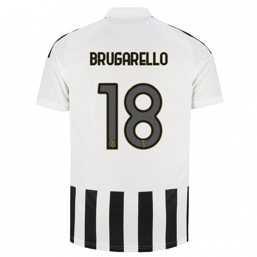 Danxen Barn Mattia Brugarello #18 Svart Vit Brun Hemmatröja Matchtröjor 2026/27 Tröjor T-Tröja