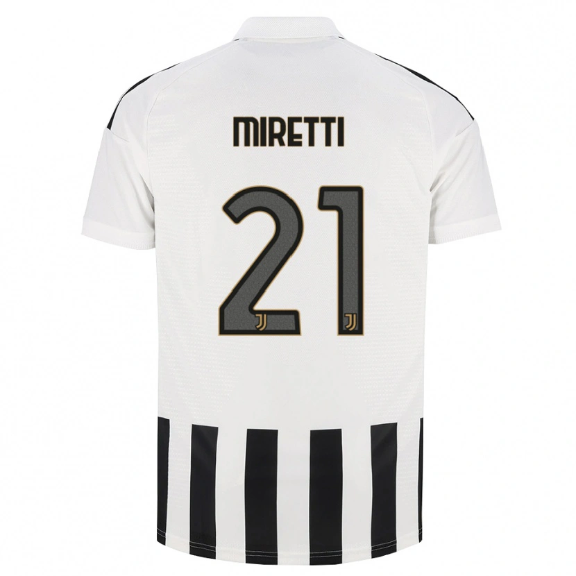 Danxen Barn Fabio Miretti #21 Svart Vit Brun Hemmatröja Matchtröjor 2026/27 Tröjor T-Tröja