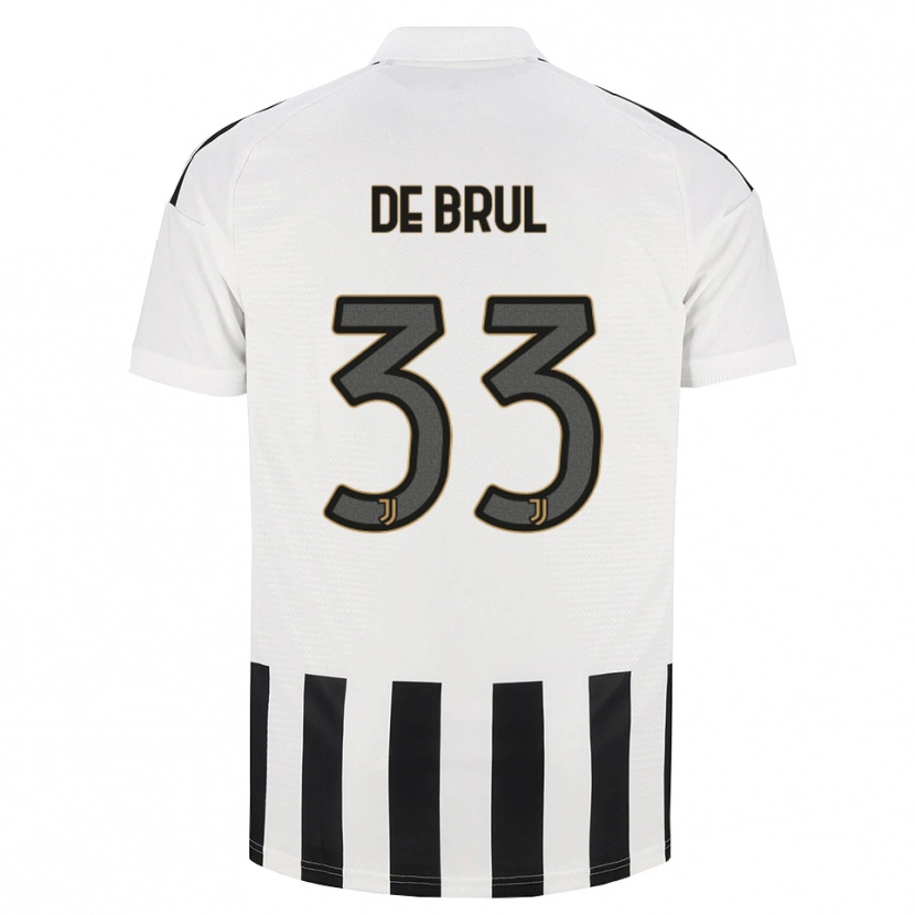 Danxen Barn Maxime De Brul #33 Svart Vit Brun Hemmatröja Matchtröjor 2026/27 Tröjor T-Tröja