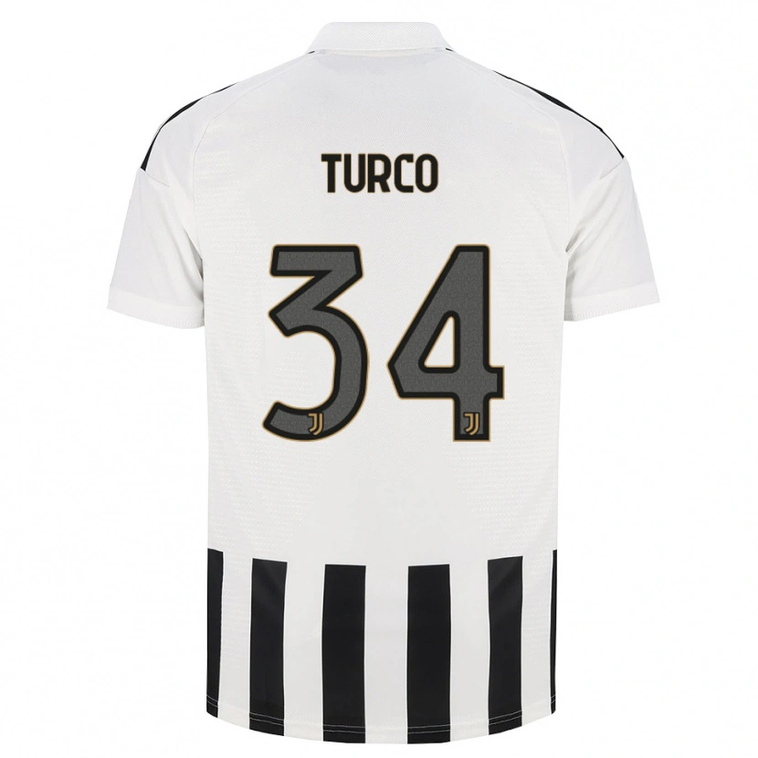 Danxen Barn Stefano Turco #34 Svart Vit Brun Hemmatröja Matchtröjor 2026/27 Tröjor T-Tröja