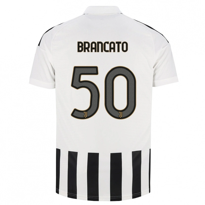 Danxen Barn Alessandro Brancato #50 Svart Vit Brun Hemmatröja Matchtröjor 2026/27 Tröjor T-Tröja