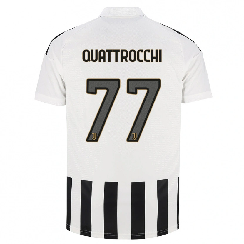 Danxen Barn Juan Ignacio Quattrocchi #77 Svart Vit Brun Hemmatröja Matchtröjor 2026/27 Tröjor T-Tröja