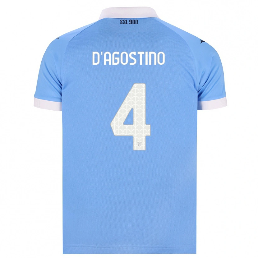 Danxen Barn Giuseppe D'agostino #4 Himmelblå Svart Vit Hemmatröja Matchtröjor 2026/27 Tröjor T-Tröja