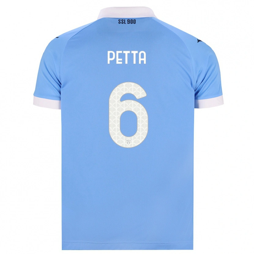 Danxen Barn Andrea Petta #6 Himmelblå Svart Vit Hemmatröja Matchtröjor 2026/27 Tröjor T-Tröja