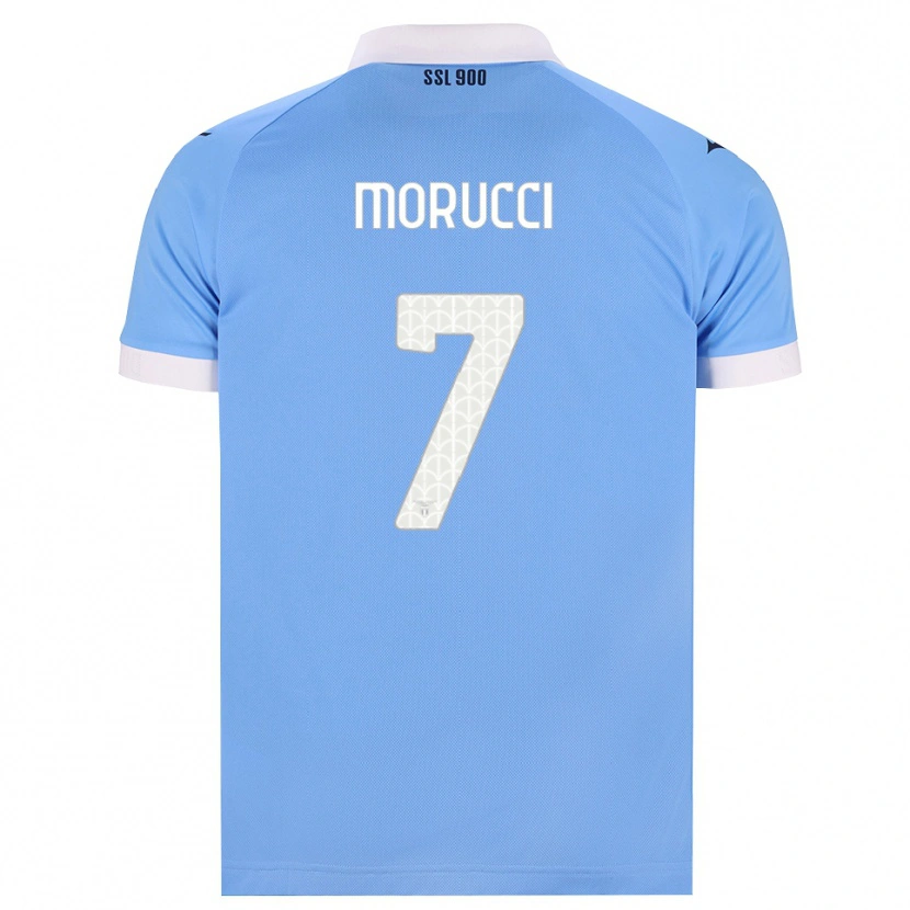 Danxen Barn Alessandro Morucci #7 Himmelblå Svart Vit Hemmatröja Matchtröjor 2026/27 Tröjor T-Tröja