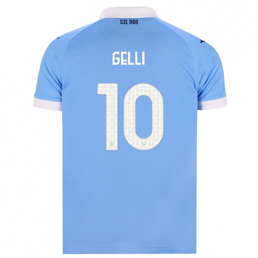 Danxen Barn Valerio Gelli #10 Himmelblå Svart Vit Hemmatröja Matchtröjor 2026/27 Tröjor T-Tröja