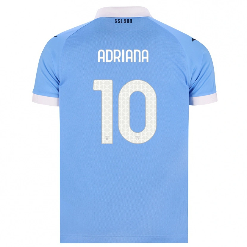Danxen Barn Adriana Martín Santamaría #10 Himmelblå Svart Vit Hemmatröja Matchtröjor 2026/27 Tröjor T-Tröja