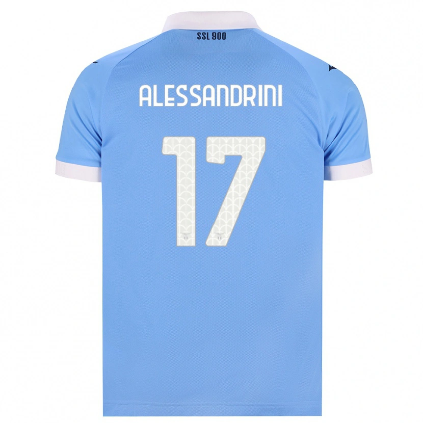 Danxen Barn Fabrizio Alessandrini #17 Himmelblå Svart Vit Hemmatröja Matchtröjor 2026/27 Tröjor T-Tröja