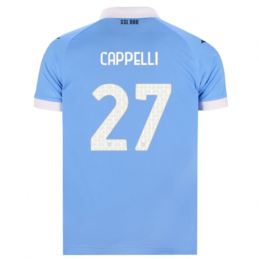 Danxen Barn Tommaso Cappelli #27 Himmelblå Svart Vit Hemmatröja Matchtröjor 2026/27 Tröjor T-Tröja