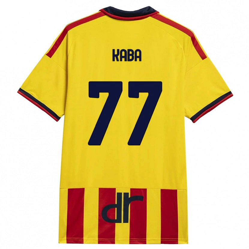 Danxen Barn Mohamed Kaba #77 Gul Röd Hemmatröja Matchtröjor 2026/27 Tröjor T-Tröja