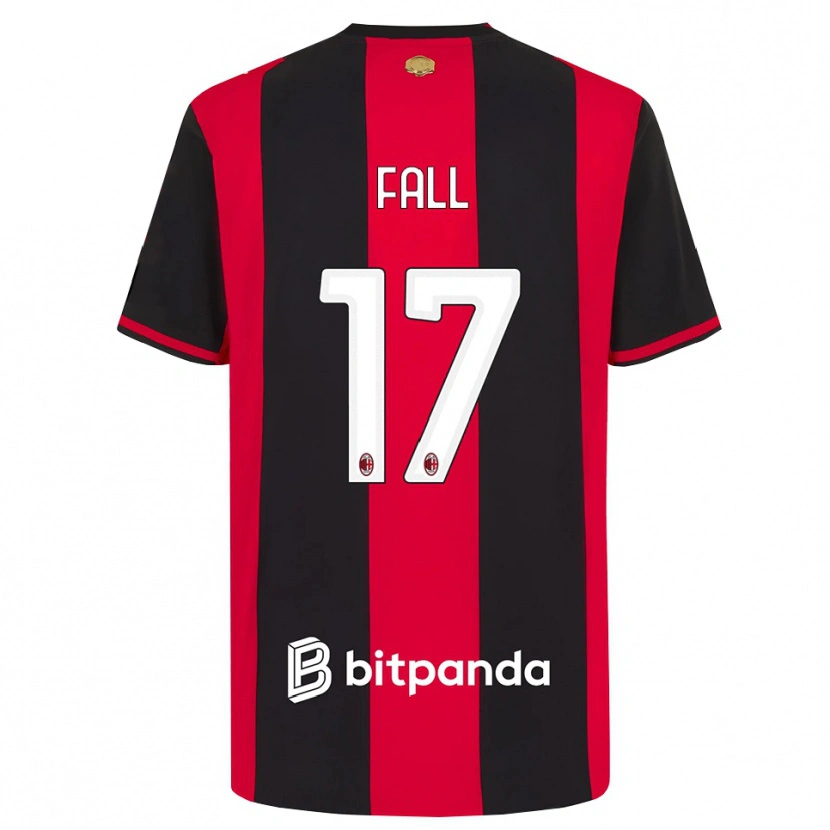 Danxen Barn Mbarick Fall #17 Röd Svart Vit Hemmatröja Matchtröjor 2026/27 Tröjor T-Tröja