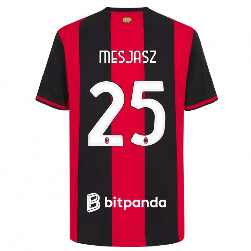 Danxen Barn Malgorzata Mesjasz #25 Röd Svart Vit Hemmatröja Matchtröjor 2026/27 Tröjor T-Tröja