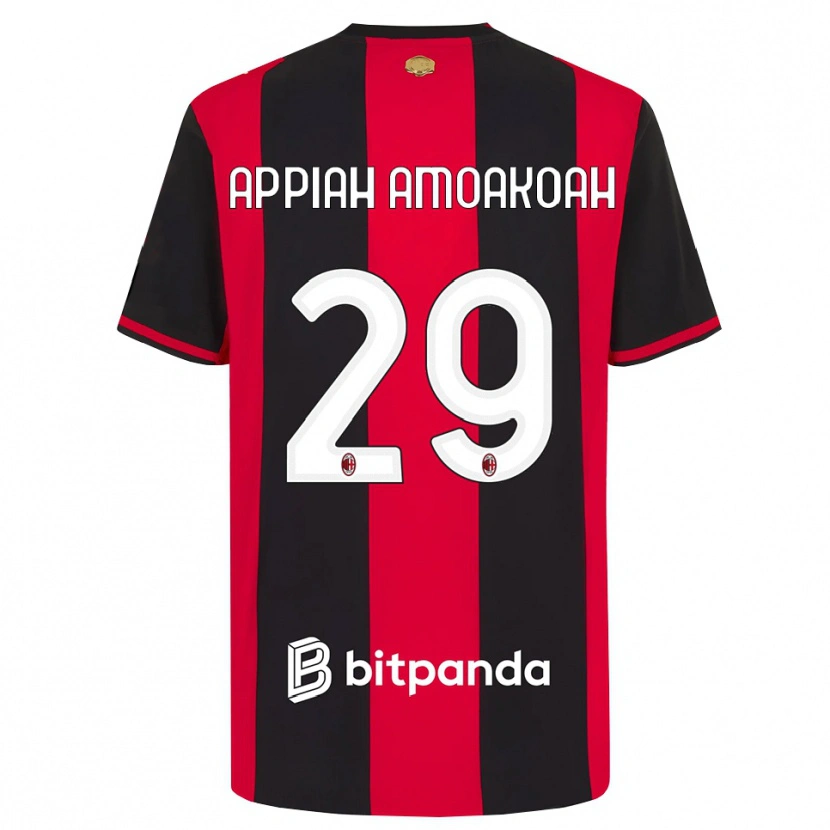Danxen Barn Karen Appiah Amoakoah #29 Röd Svart Vit Hemmatröja Matchtröjor 2026/27 Tröjor T-Tröja