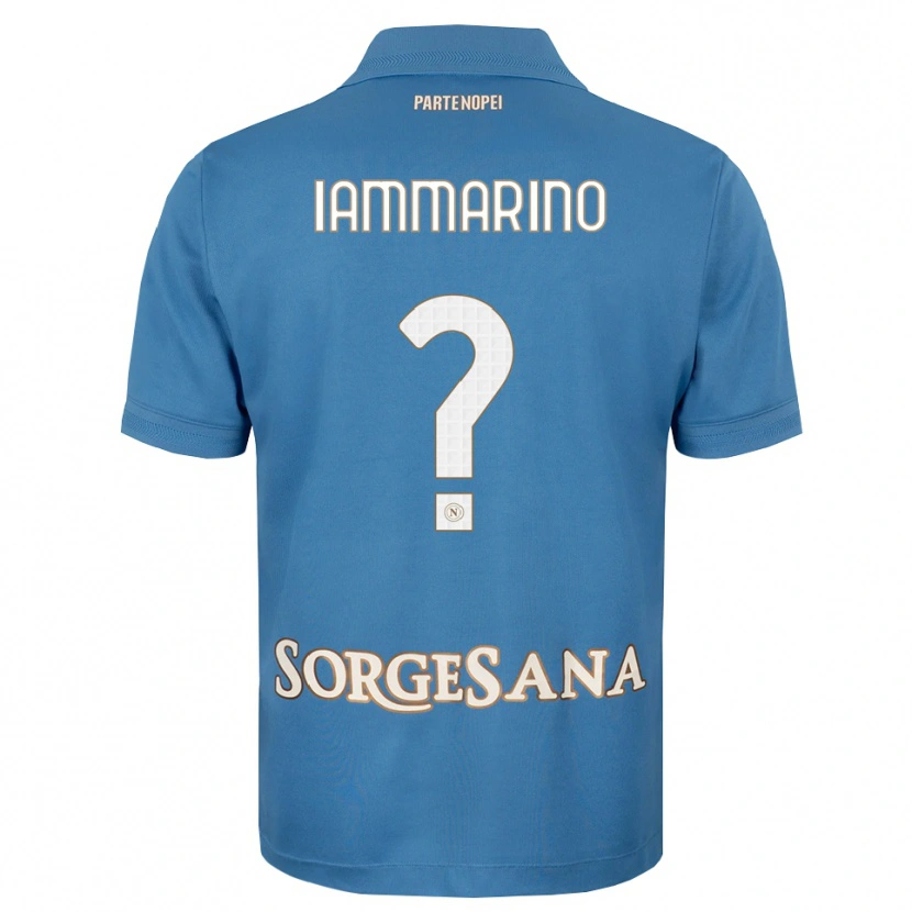 Danxen Barn Christian Iammarino #0 Dimblå Vit Hemmatröja Matchtröjor 2026/27 Tröjor T-Tröja