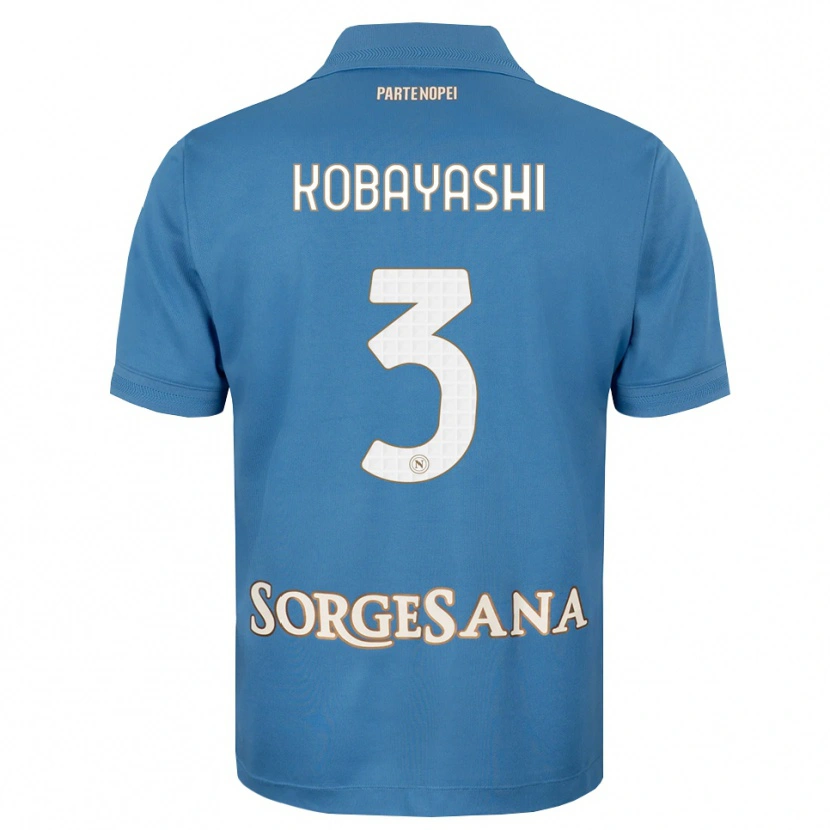 Danxen Barn Miharu Kobayashi #3 Dimblå Vit Hemmatröja Matchtröjor 2026/27 Tröjor T-Tröja