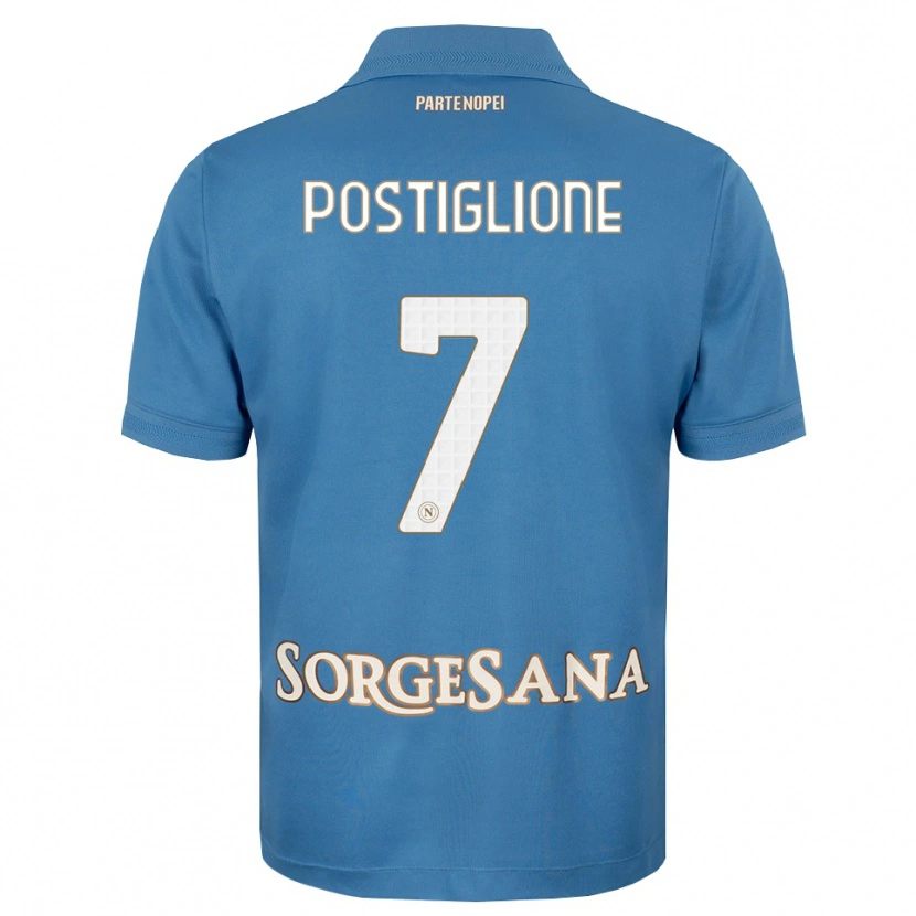 Danxen Barn Tommaso Postiglione #7 Dimblå Vit Hemmatröja Matchtröjor 2026/27 Tröjor T-Tröja