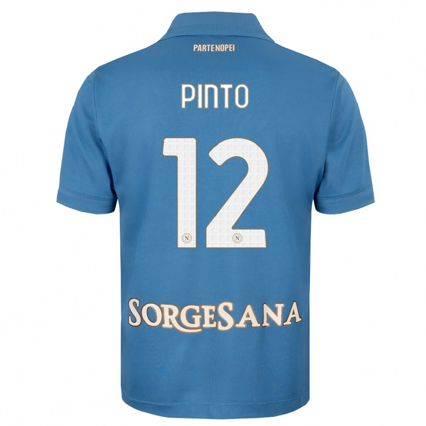 Danxen Barn Ciro Pinto #12 Dimblå Vit Hemmatröja Matchtröjor 2026/27 Tröjor T-Tröja