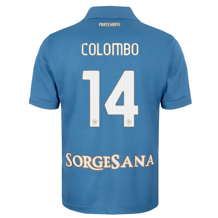 Danxen Barn Sofia Colombo #14 Dimblå Vit Hemmatröja Matchtröjor 2026/27 Tröjor T-Tröja
