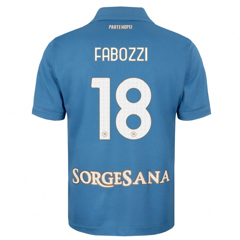 Danxen Barn Vincenzo Fabozzi #18 Dimblå Vit Hemmatröja Matchtröjor 2026/27 Tröjor T-Tröja