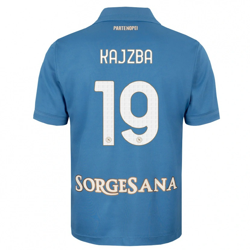 Danxen Barn Nina Kajzba #19 Dimblå Vit Hemmatröja Matchtröjor 2026/27 Tröjor T-Tröja