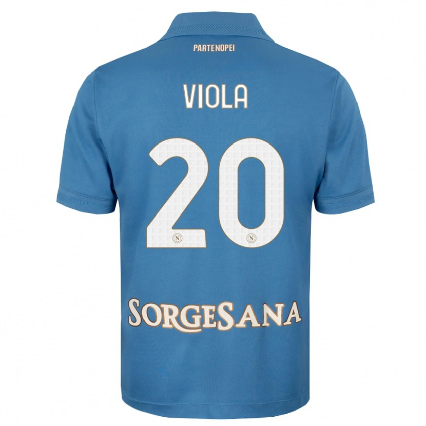 Danxen Barn Nicola Viola #20 Dimblå Vit Hemmatröja Matchtröjor 2026/27 Tröjor T-Tröja