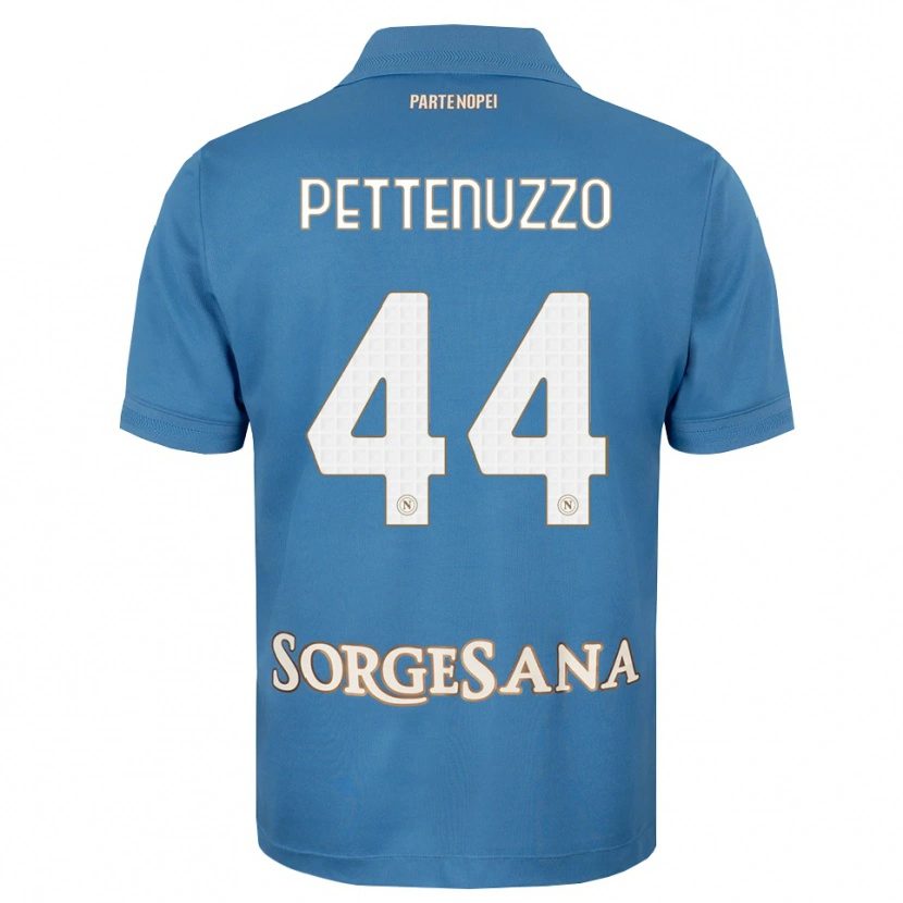 Danxen Barn Tecla Pettenuzzo #44 Dimblå Vit Hemmatröja Matchtröjor 2026/27 Tröjor T-Tröja