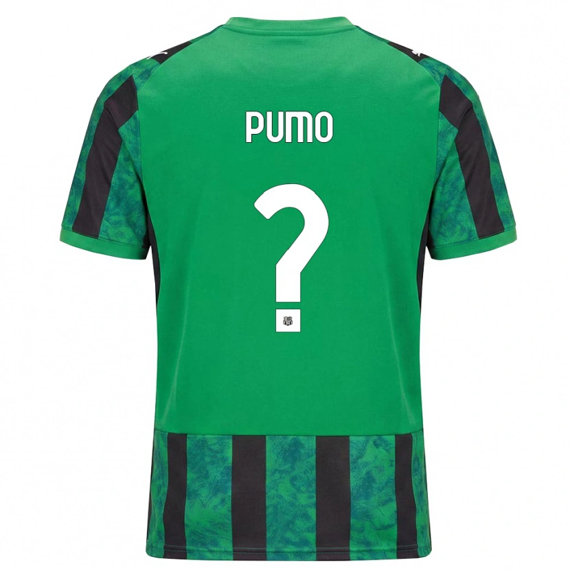 Danxen Barn Samuele Pumo #0 Grön Svart Vit Hemmatröja Matchtröjor 2026/27 Tröjor T-Tröja
