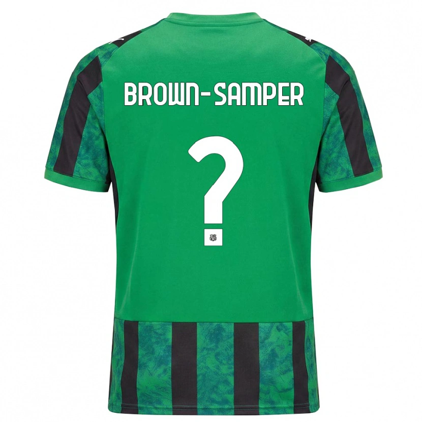Danxen Barn Isaac Brown-Samper #0 Grön Svart Vit Hemmatröja Matchtröjor 2026/27 Tröjor T-Tröja