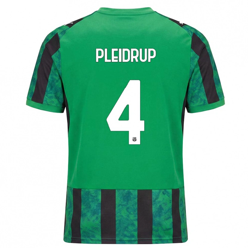 Danxen Barn Caroline Pleidrup #4 Grön Svart Vit Hemmatröja Matchtröjor 2026/27 Tröjor T-Tröja