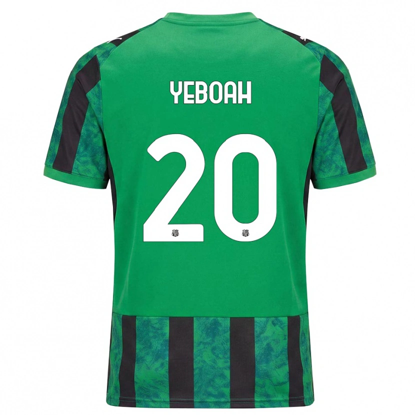 Danxen Barn Daniel Yeboah #20 Grön Svart Vit Hemmatröja Matchtröjor 2026/27 Tröjor T-Tröja