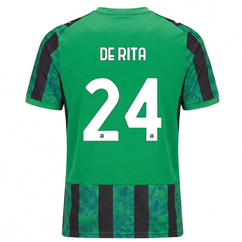 Danxen Barn Aurora De Rita #24 Grön Svart Vit Hemmatröja Matchtröjor 2026/27 Tröjor T-Tröja