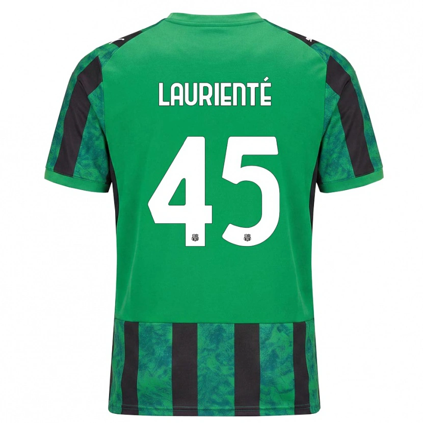 Danxen Barn Armand Laurienté #45 Grön Svart Vit Hemmatröja Matchtröjor 2026/27 Tröjor T-Tröja