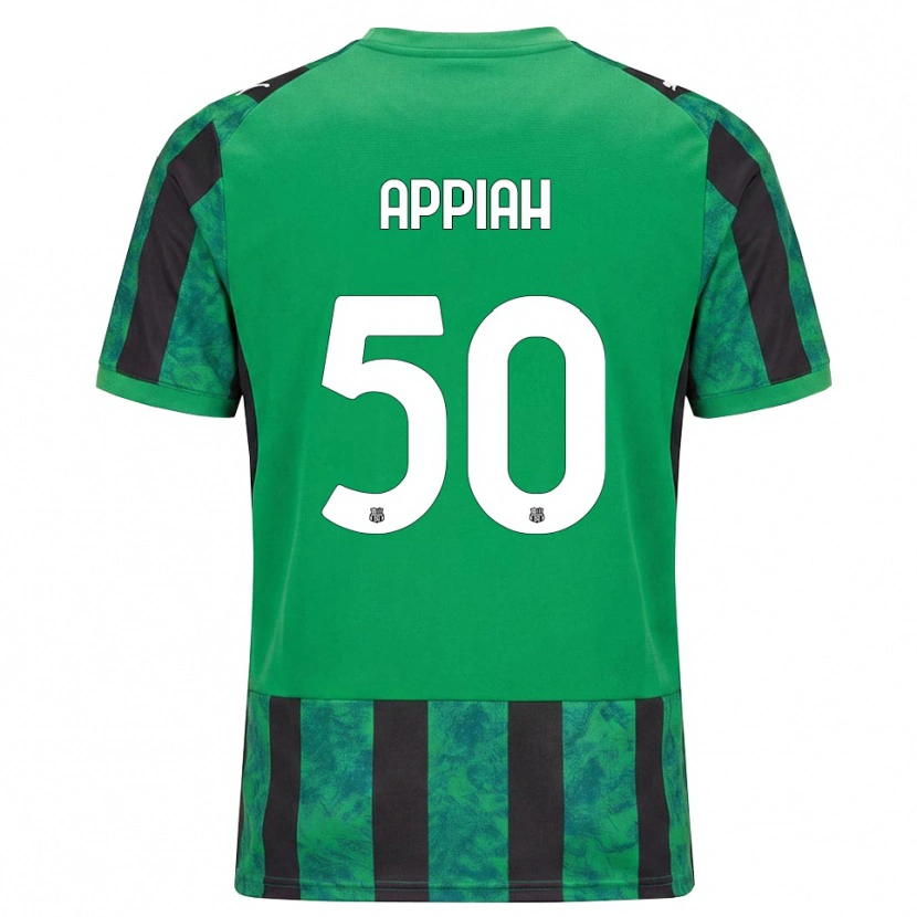 Danxen Barn Lorenzo Appiah #50 Grön Svart Vit Hemmatröja Matchtröjor 2026/27 Tröjor T-Tröja