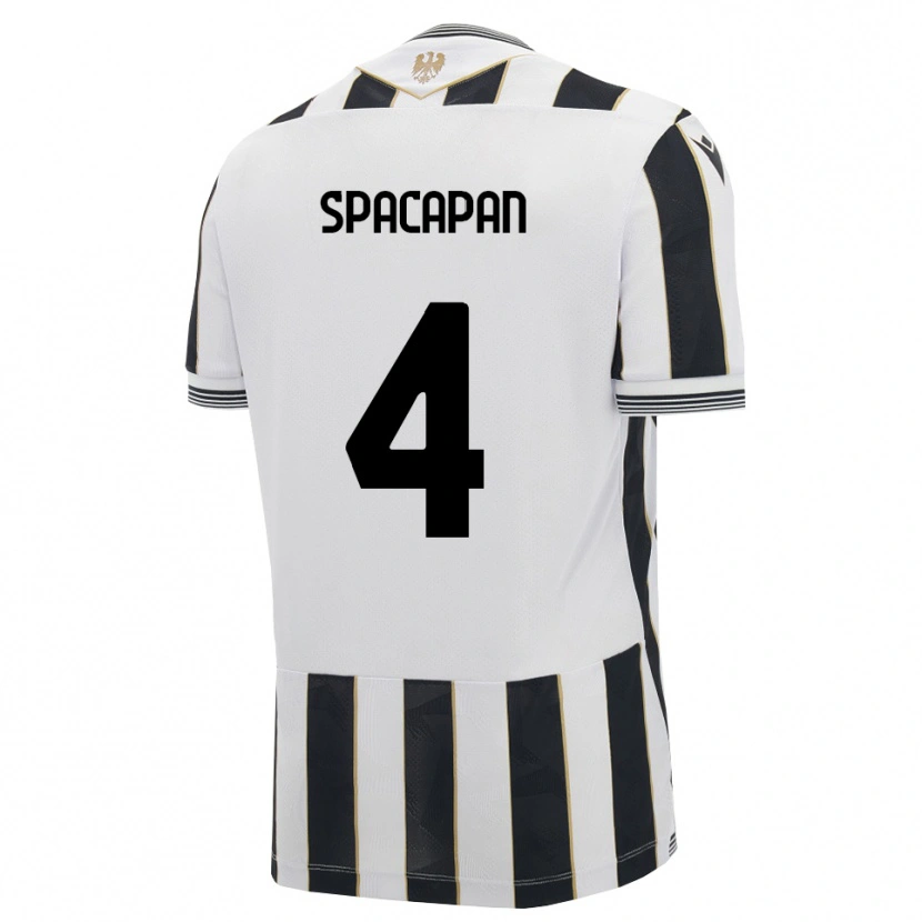 Danxen Barn Luka Spacapan #4 Svart Vit Rosa Hemmatröja Matchtröjor 2026/27 Tröjor T-Tröja
