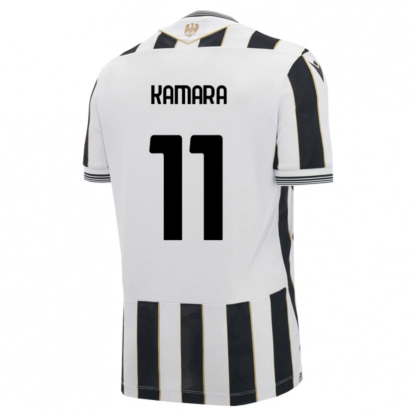 Danxen Barn Hassane Kamara #11 Svart Vit Rosa Hemmatröja Matchtröjor 2026/27 Tröjor T-Tröja