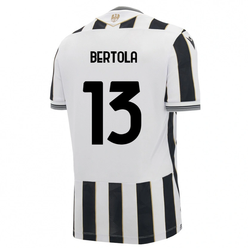 Danxen Barn Nicolò Bertola #13 Svart Vit Rosa Hemmatröja Matchtröjor 2026/27 Tröjor T-Tröja