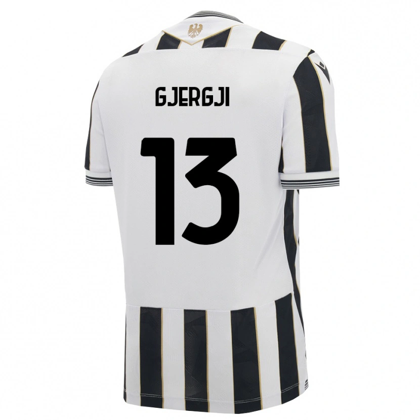 Danxen Barn Alessio Gjergji #13 Svart Vit Rosa Hemmatröja Matchtröjor 2026/27 Tröjor T-Tröja