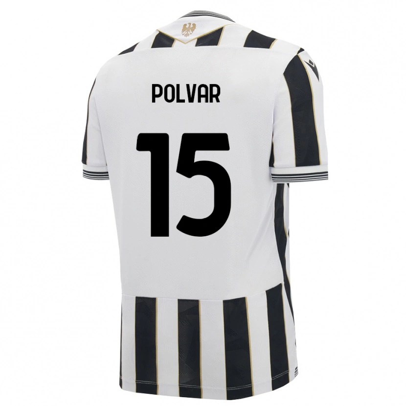 Danxen Barn Francesco Polvar #15 Svart Vit Rosa Hemmatröja Matchtröjor 2026/27 Tröjor T-Tröja