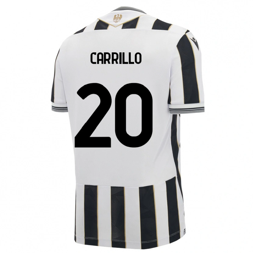 Danxen Barn Pietro Carrillo #20 Svart Vit Rosa Hemmatröja Matchtröjor 2026/27 Tröjor T-Tröja