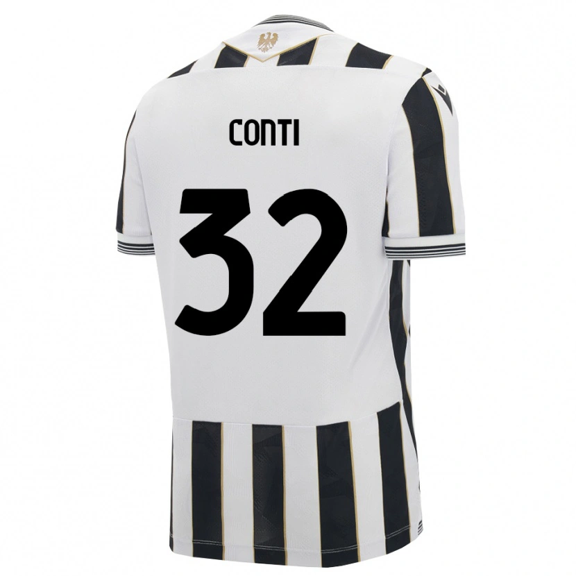 Danxen Barn Manuel Conti #32 Svart Vit Rosa Hemmatröja Matchtröjor 2026/27 Tröjor T-Tröja