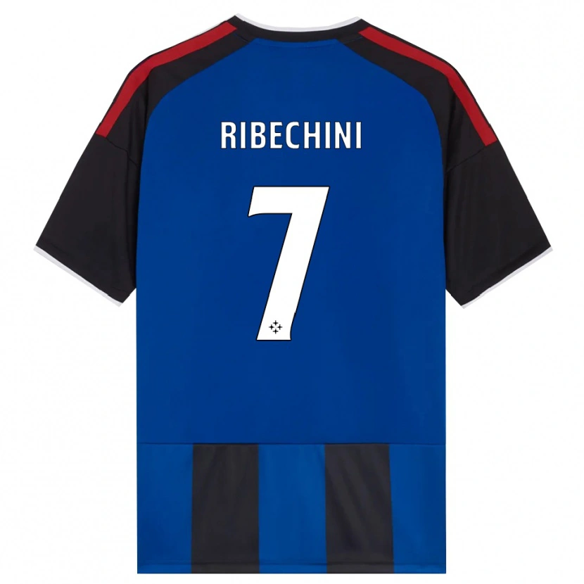 Danxen Barn Michele Ribechini #7 Svart Röd Vit Blå Hemmatröja Matchtröjor 2026/27 Tröjor T-Tröja