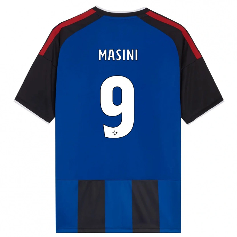 Danxen Barn Tommaso Masini #9 Svart Röd Vit Blå Hemmatröja Matchtröjor 2026/27 Tröjor T-Tröja